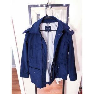 Madewell Navy Blue Spring/Rain Jacket